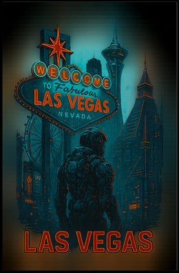 Welcome To Futuristic Las Vegas Poster