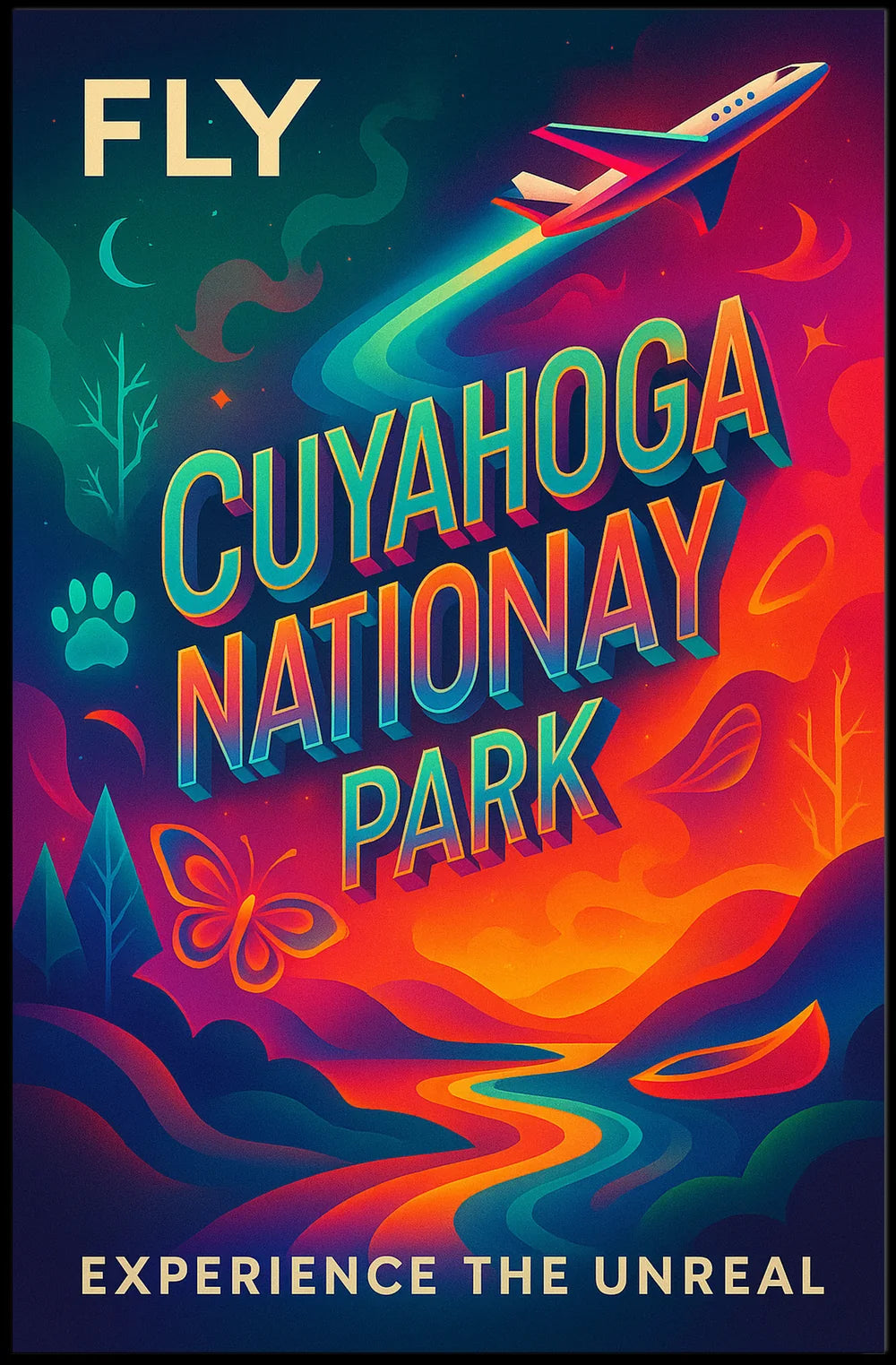Experience the Unreal at Cuyahoga National Park Poster PosterGoat