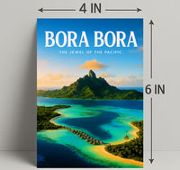 Bora Bora The Jewel of the Pacific Poster PosterGoat