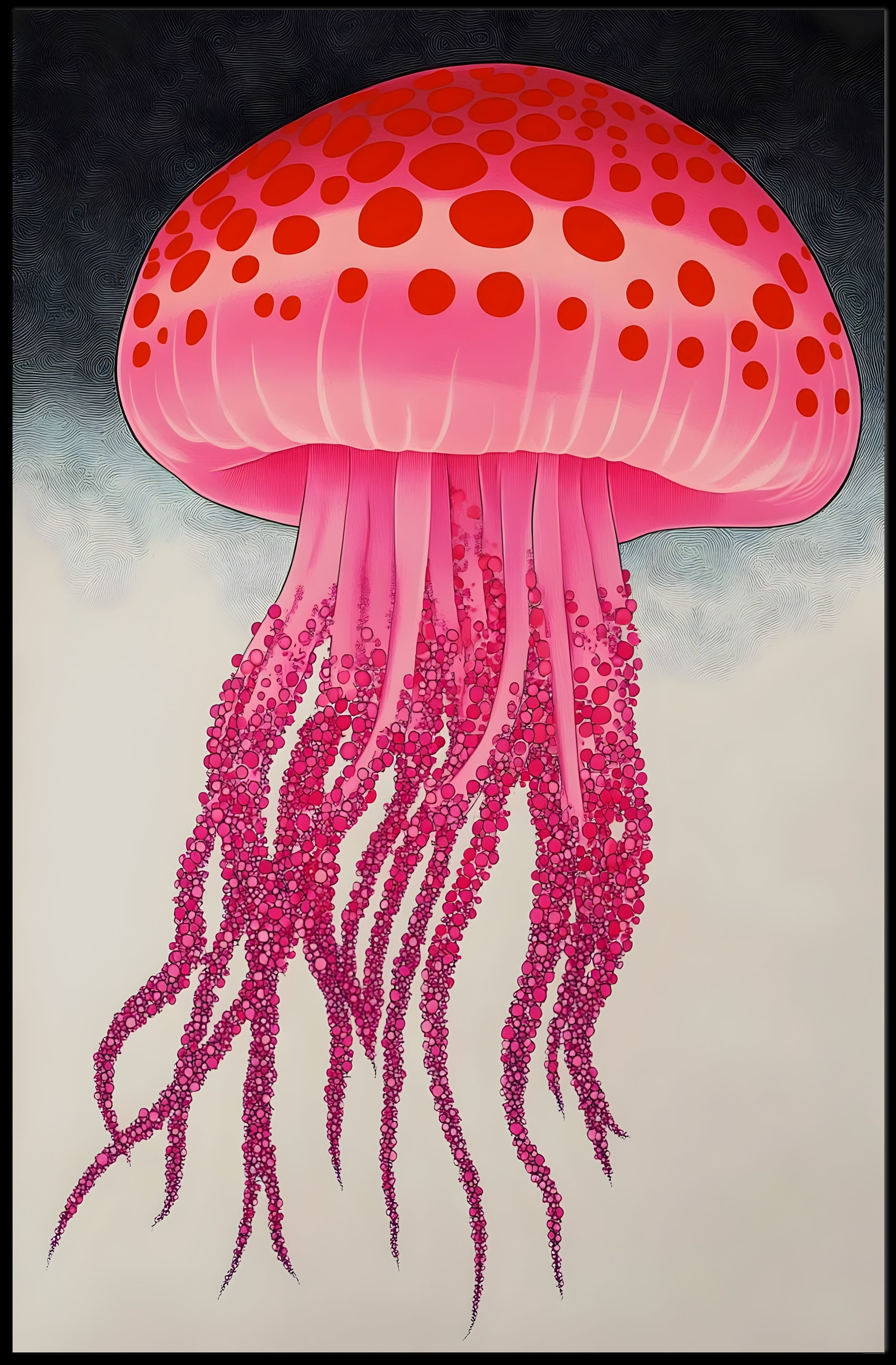 Ocean Life Poster Vibrant Marine Wall Art