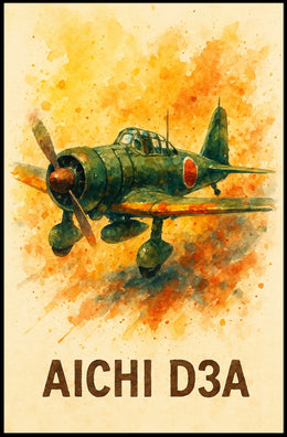 Aichi D3A Poster