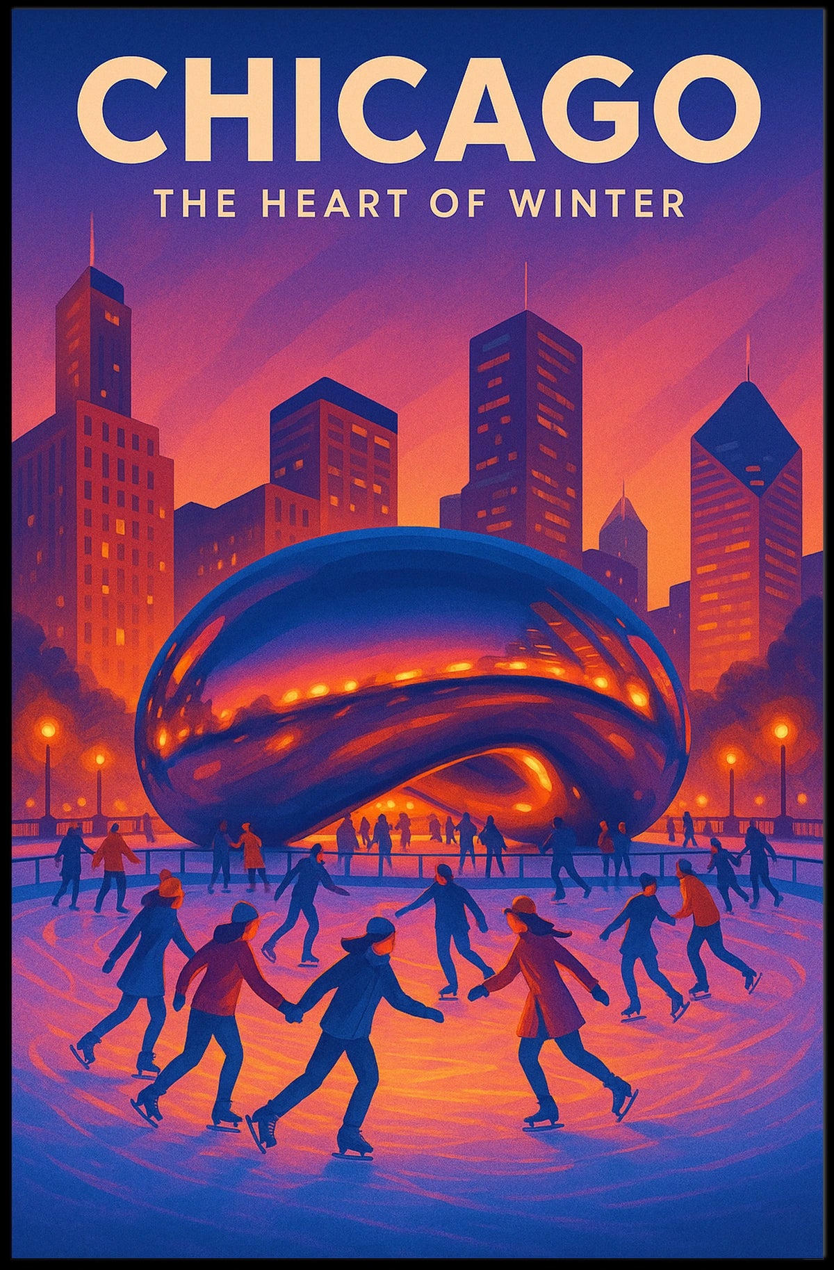 Chicago The Heart Of Winter Poster