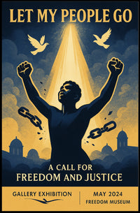 Let My People Go A Call for Freedom and Justice Poster
