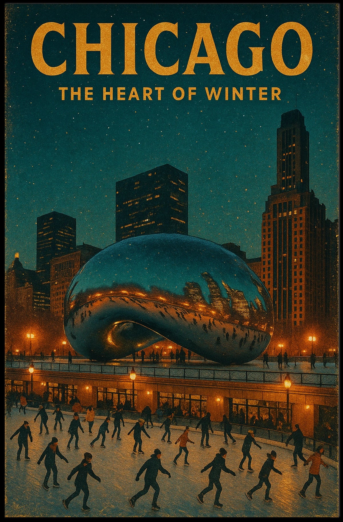 Chicago The Heart of Winter Poster