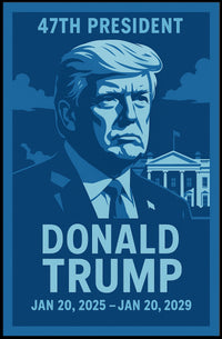 Donald Trump 47th President Poster