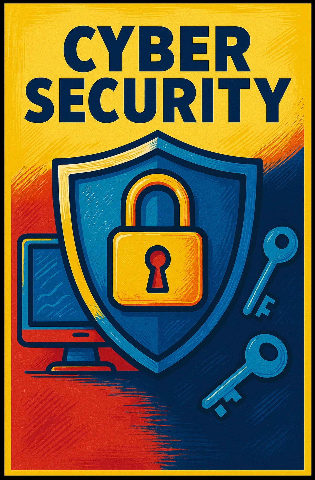 Cyber Security Awareness Poster