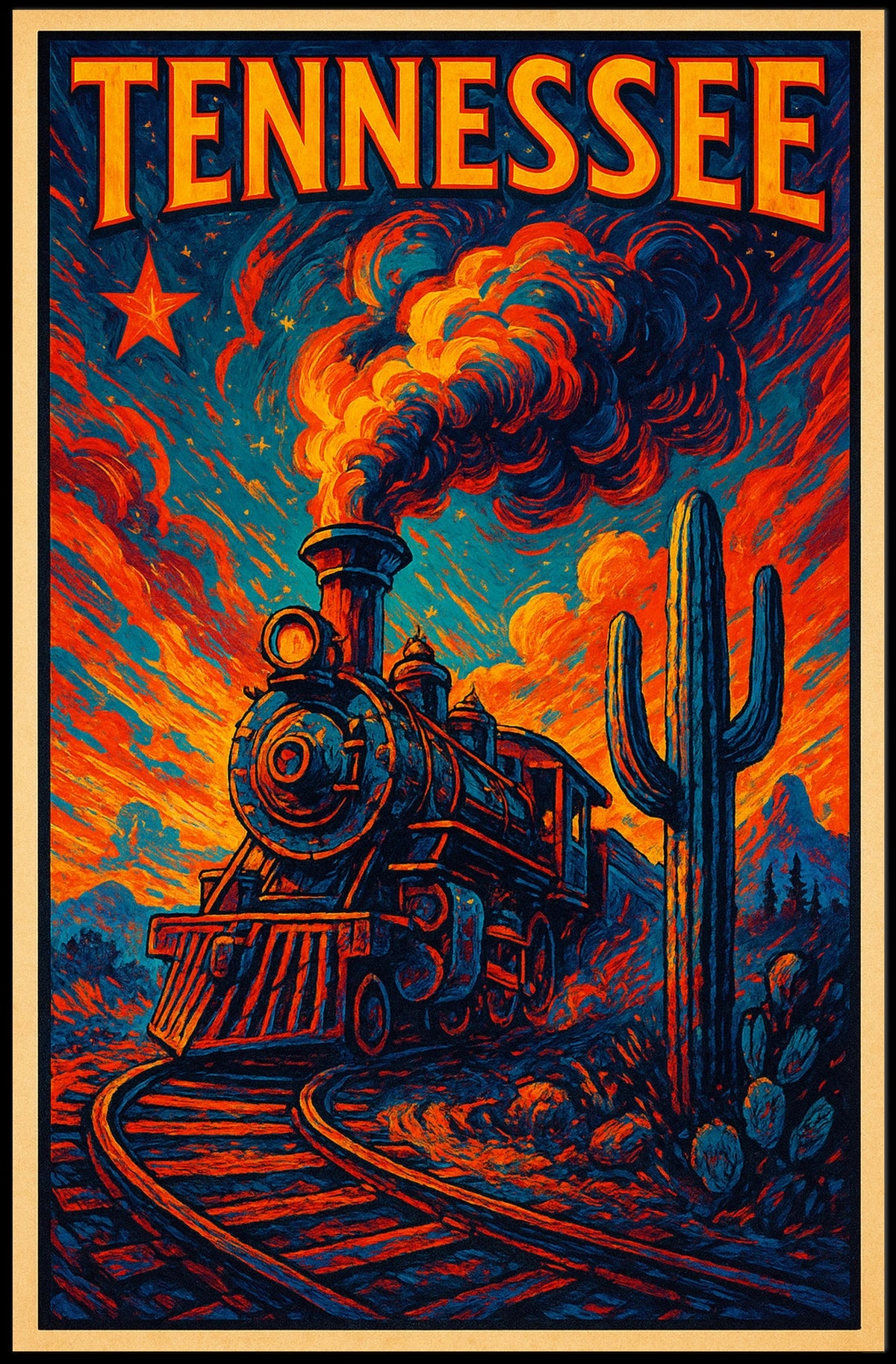 Tennessee Train Adventure Poster