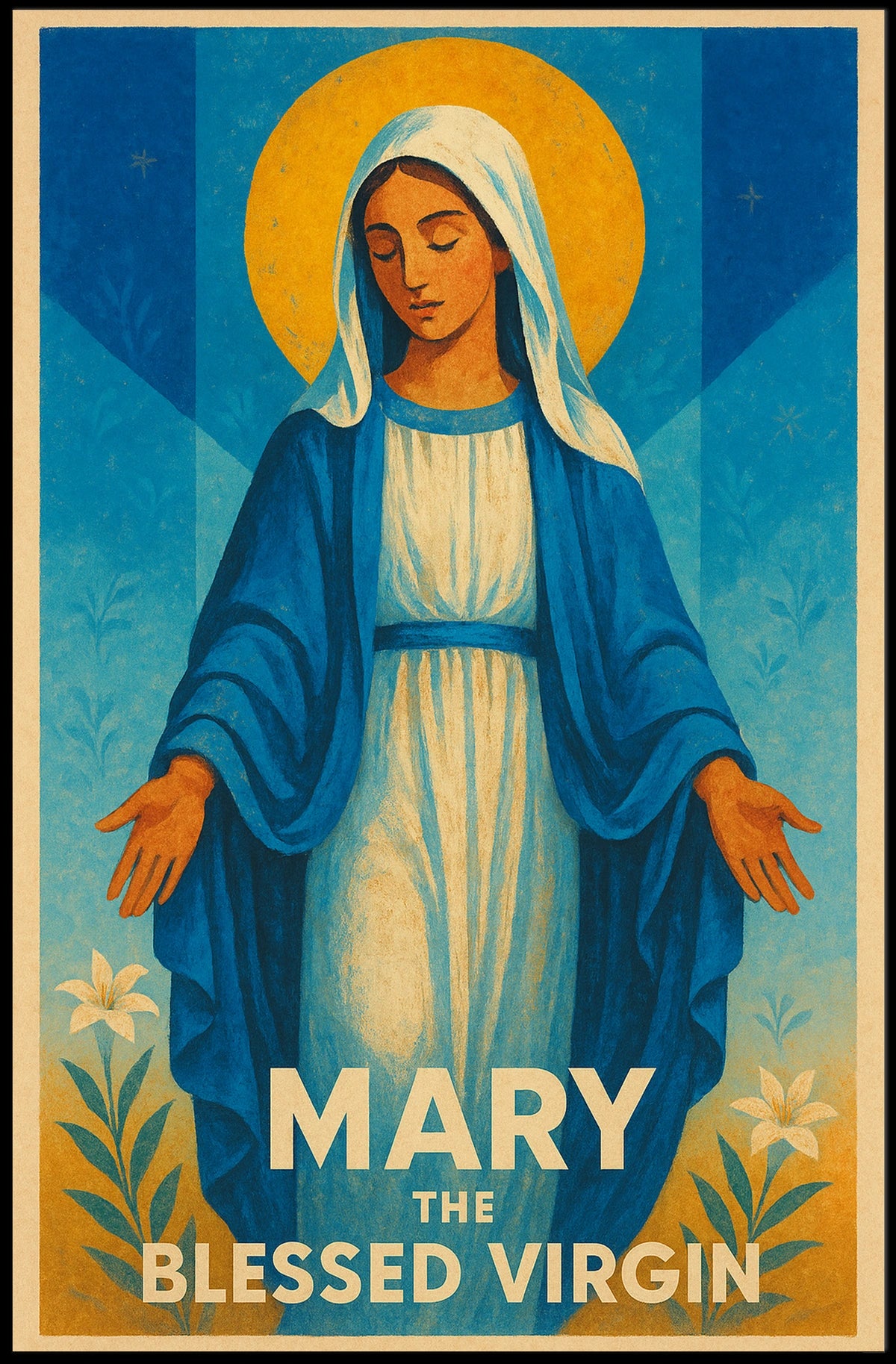 Mary The Blessed Virgin Poster