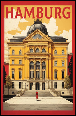 Hamburg Architectural Elegance Poster