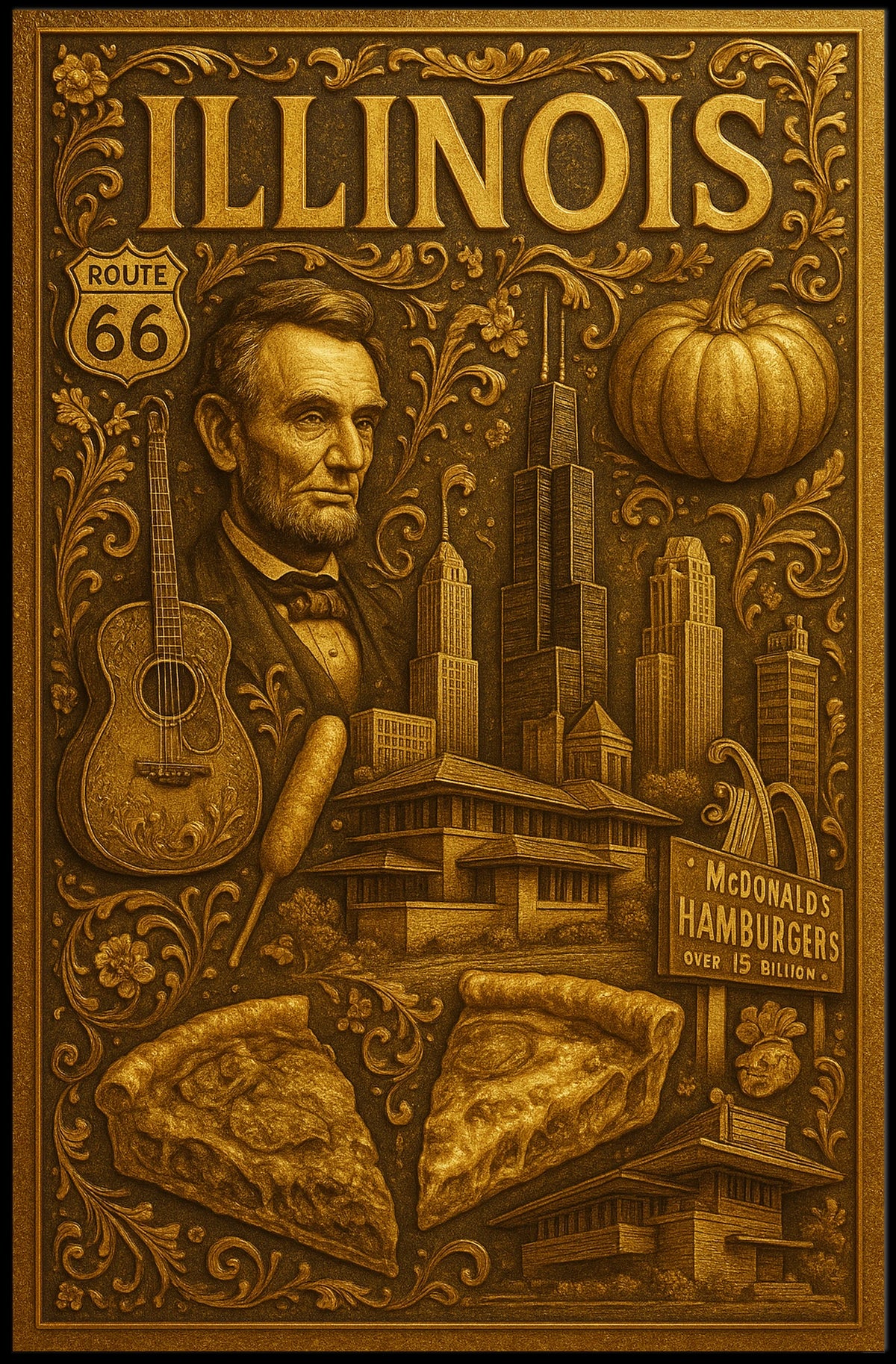 Illinois Heritage Poster