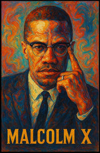 Malcolm X Iconic Portrait Poster