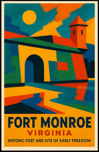 Fort Monroe, Virginia Poster