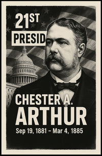 Chester A. Arthur Presidential Commemorative Historical or Presidential Poster