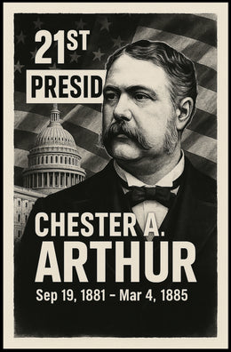 Chester A. Arthur Presidential Commemorative Historical or Presidential Poster