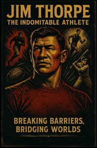 Jim Thorpe Legendary Athlete Poster