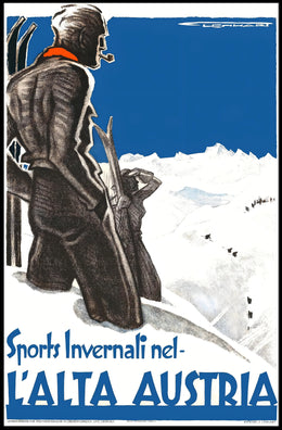 Winter Sports In Upper Austria Poster
