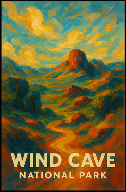 Wind Cave National Park Poster