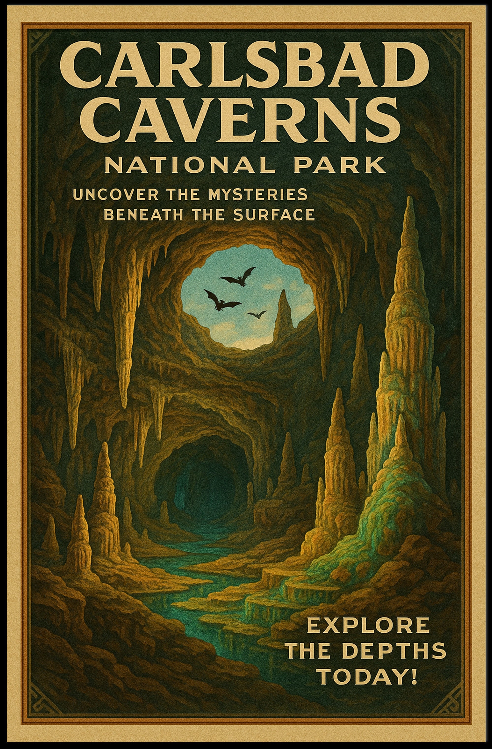 Discover Carlsbad Caverns Wall Art Print