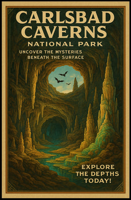 Discover Carlsbad Caverns Wall Art Print