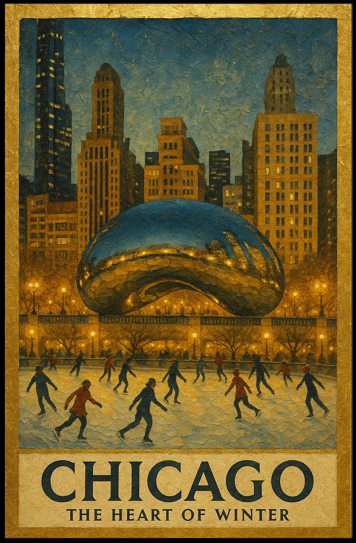 Chicago The Heart Of Winter Poster
