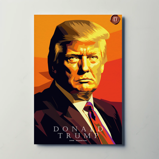 47th President Donald Trump Pop Art