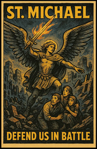 St. Michael Archangel Protection Art Poster