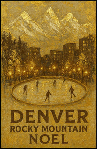 Denver Rocky Mountain Noel Poster