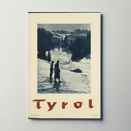 Tyrol Skiing Poster