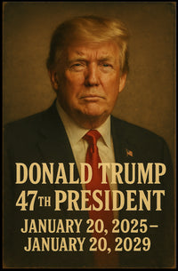 Trump 47th President Scenic Collector Poster