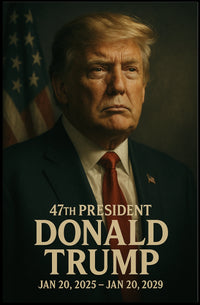 Donald Trump 47th President Poster