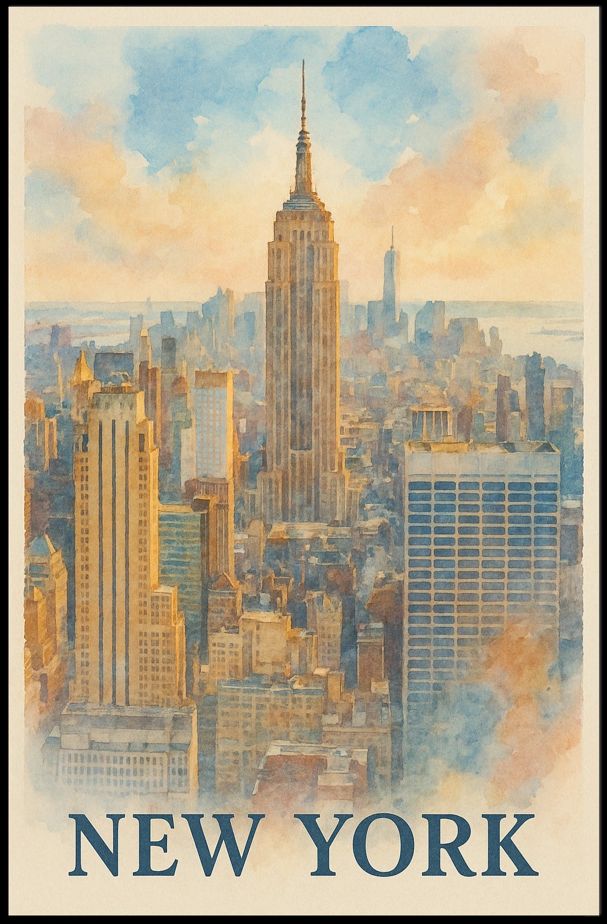 New York Skyline Poster