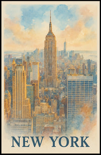 New York Skyline Poster