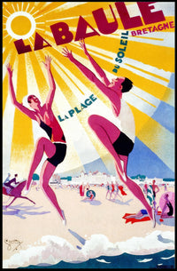 La Baule La Plage Du Soleil Poster