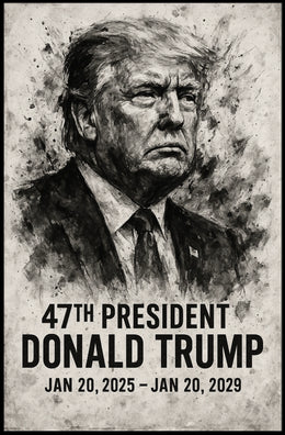 Donald Trump 47th President Poster