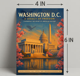 Washington D.C. A Legacy of Freedom Poster PosterGoat