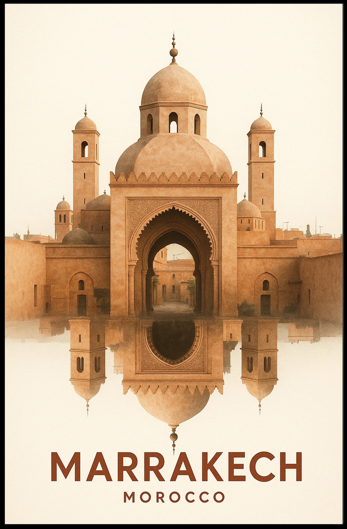 Marrakech Reflections Poster