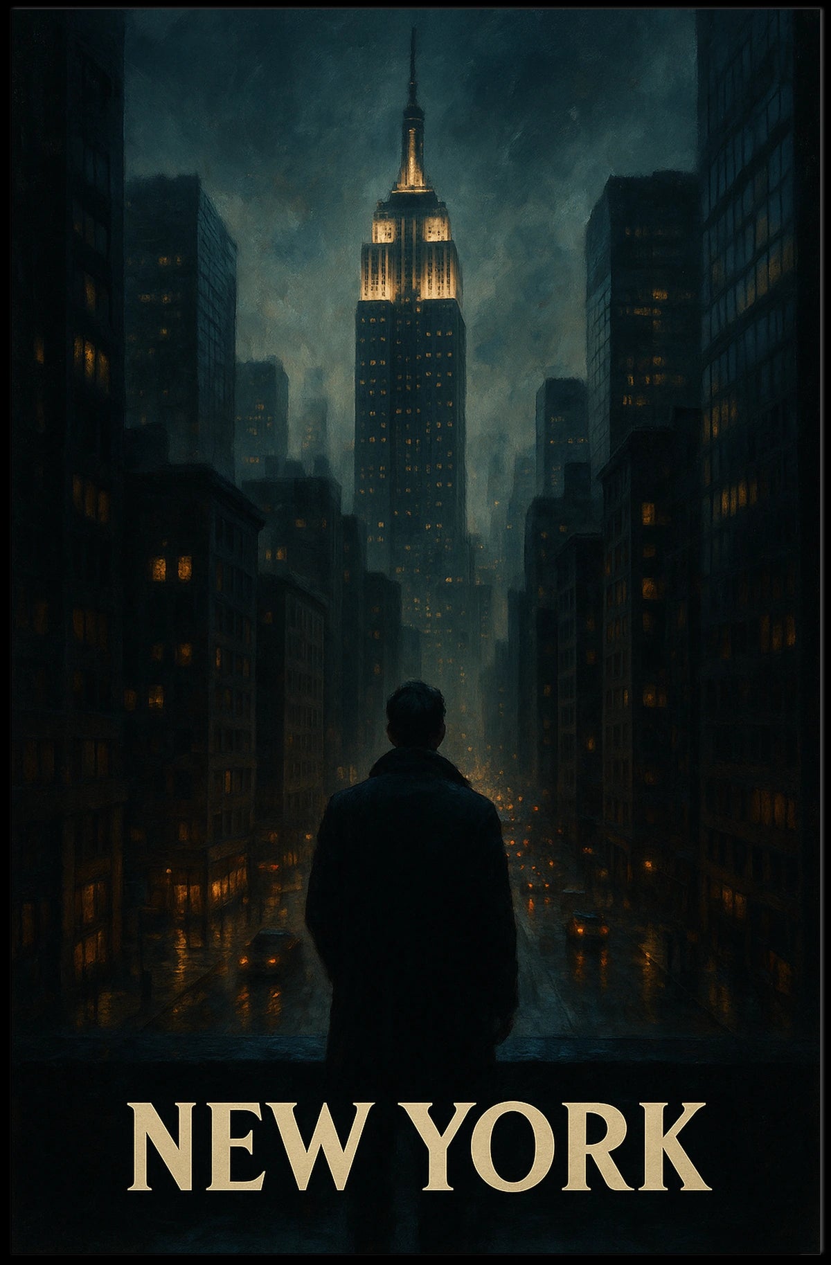 New York Cityscape Poster