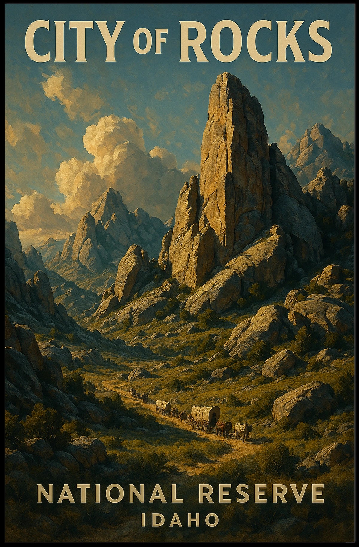 City Of Rocks National Reserve Poster