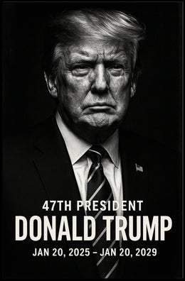 Donald Trump 47th President Poster