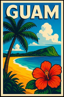 Tropical Escape to Guam Poster