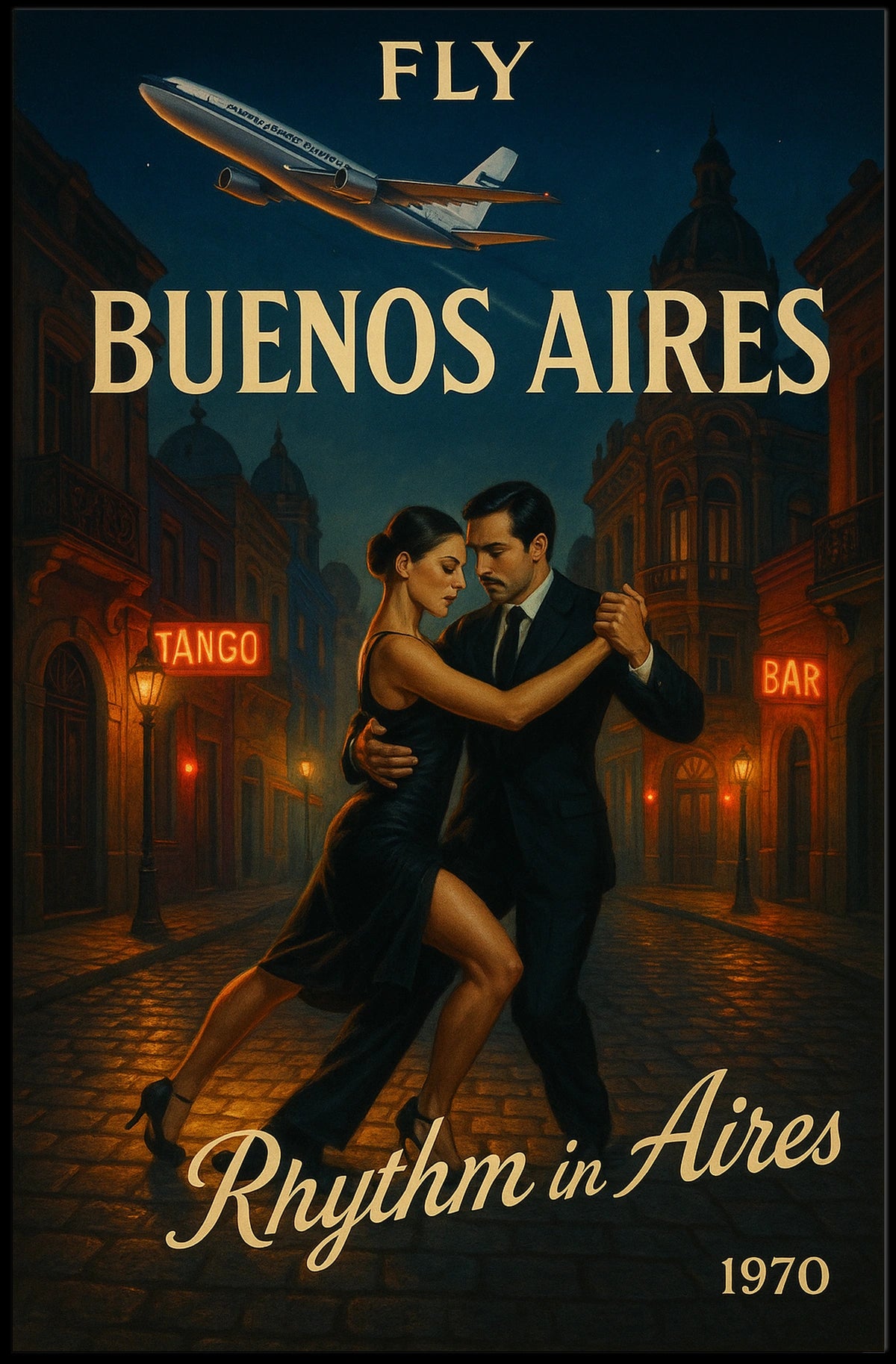 Fly To Buenos Aires Rhythm In Aires Poster