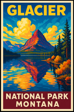 Glacier National Park Poster