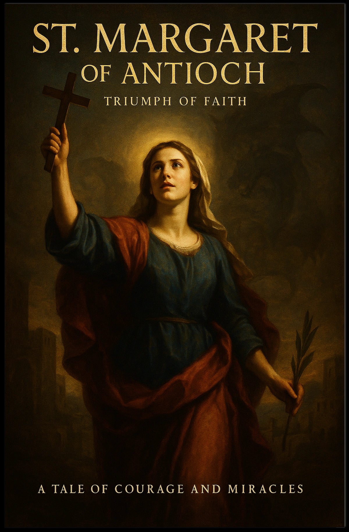 St. Margaret of Antioch Triumph of Faith Poster