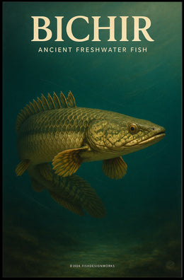 Bichir Ancient Freshwater Fish Poster