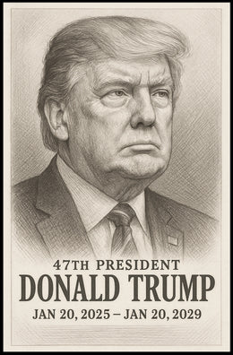 Trump 47th President Historical or Presidential Poster