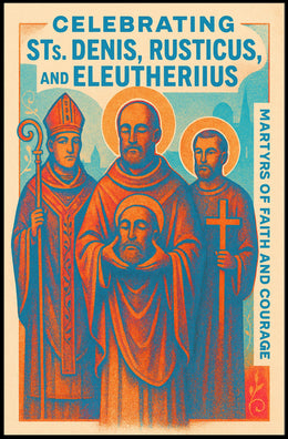 Celebrating Sts. Denis, Rusticus, And Poster