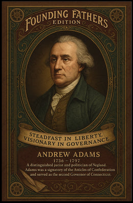 Andrew Adams Vintage Historical Poster