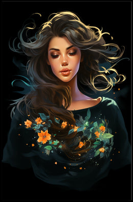 Ethereal Beauty Art Print: Abstract, Artistic, or Pop Culture Poster