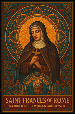 Saint Frances Of Rome Poster