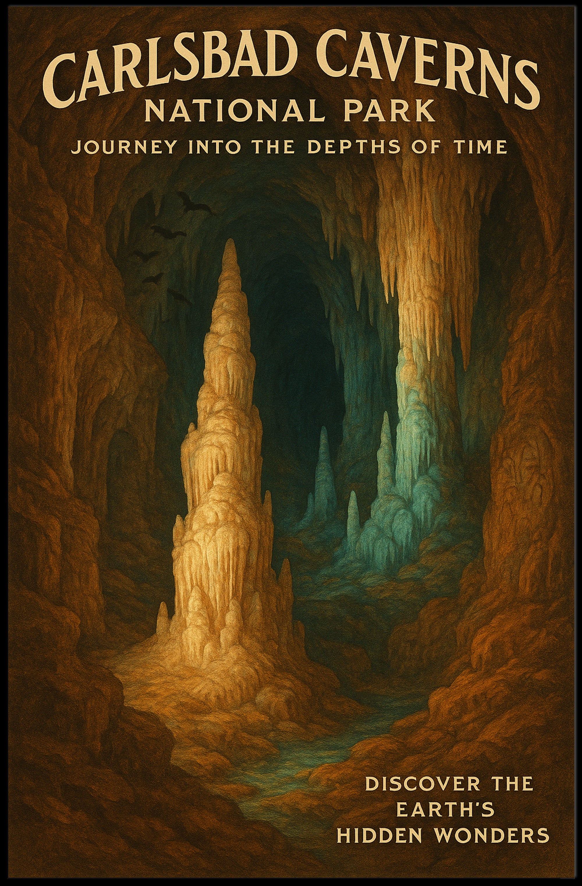 Carlsbad Caverns National Park Wall Art Print